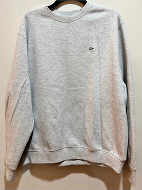 Cotton Brothers Gray Cotton Blend Crewneck Size Large